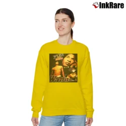 Women’s Usher 90s Rap Music Tribute Relaxed Sweatshirt in yellow | Soft, Laid-Back Vibe