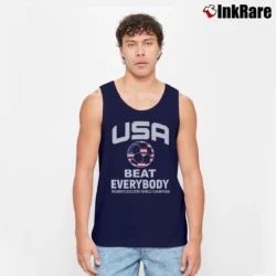 Men’s Uswnt 2019 World Champions Soccer Tank Top in navy | Breathable, Active-Friendly Design