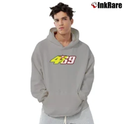 Men’s Valentino Rossi Tribute Racing Pullover Hoodie in sport grey | Cozy, Durable, Modern Fit