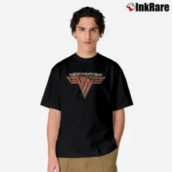 Men’s Van Halen 1979 World Tour Rock Band Classic T-Shirt in black | Soft, Breathable Everyday Wear