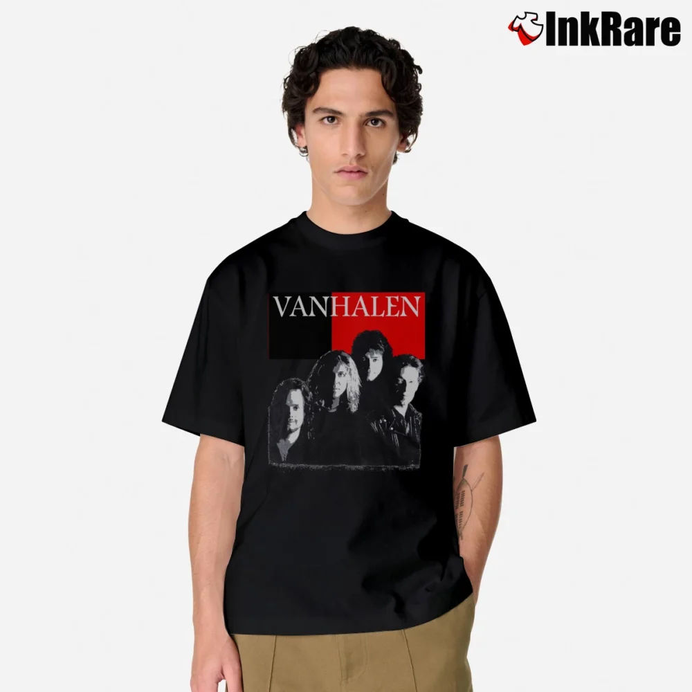 Men’s Van Halen 1988 OU812 Summer Concert Tour 80s Classic T-Shirt in black | Soft, Breathable Everyday Wear