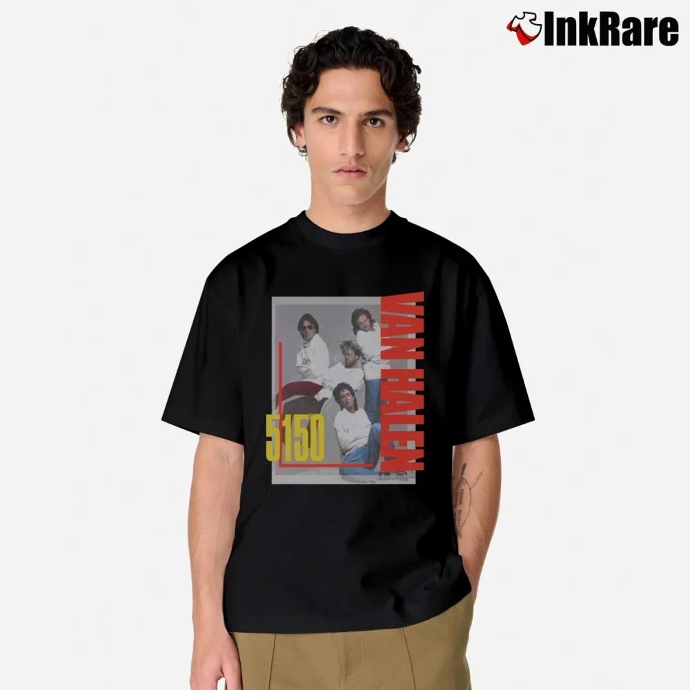 Men’s Van Halen 5150 1986 Tour Classic T-Shirt in black | Soft, Breathable Everyday Wear