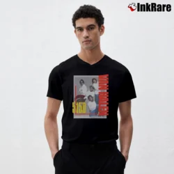 Men’s Van Halen 5150 1986 Tour V-Neck Tee in black | Sharp, Breathable, Everyday Staple