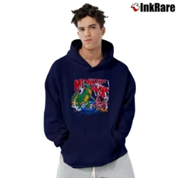 Men’s Van Halen Monsters Of Rock 1987 Tour Pullover Hoodie in navy | Cozy, Durable, Modern Fit