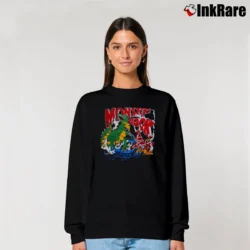 Women’s Van Halen Monsters Of Rock 1987 Tour Relaxed Sweatshirt in black | Soft, Laid-Back Vibe