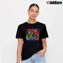 Women’s Van Halen Monsters Of Rock 1987 Tour Signature T-Shirt in black | Soft, Flattering Fit