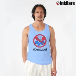 Men’s Van Halen No Bozos Tank Top in light blue | Breathable, Active-Friendly Design