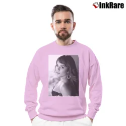 Men’s Vanessa Hudgens One In The City Crewneck Sweatshirt in light pink | Cozy Fabric, Clean Style