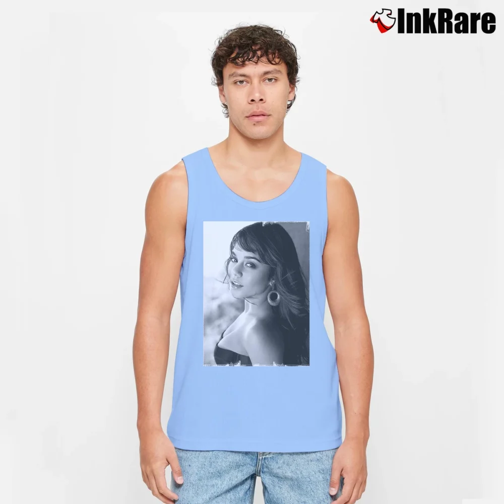 Men’s Vanessa Hudgens One In The City Tank Top in light blue | Breathable, Active-Friendly Design
