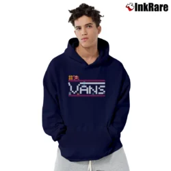 Men’s Vans X Nintendo Retro Gaming Pullover Hoodie in navy | Cozy, Durable, Modern Fit