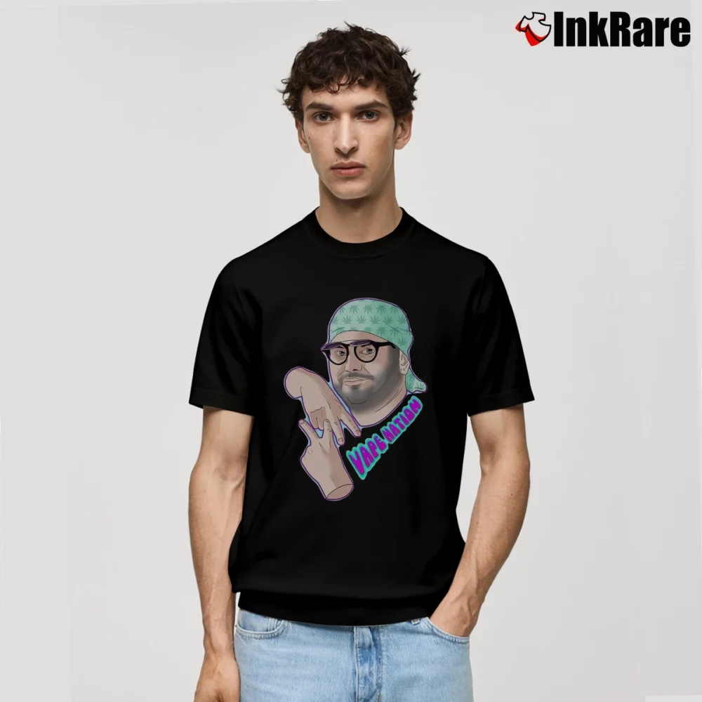 Men’s Vape Nation H3h3 Productions Classic T-Shirt in black | Soft, Breathable Everyday Wear