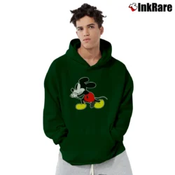 Men’s Vedder Mickey Mouse Graphic Pullover Hoodie in forest green | Cozy, Durable, Modern Fit