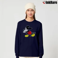 Women’s Vedder Mickey Mouse Graphic Long-Sleeve Top in navy | Sleek, Versatile, All-Season