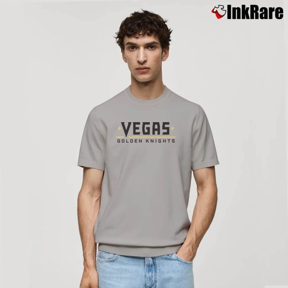 Men’s Vegas Golden Knights Classic T-Shirt in sport grey | Soft, Breathable Everyday Wear