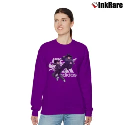 Women’s Vegeta And Goku Duo Dragon Ball Relaxed Sweatshirt in purple | Soft, Laid-Back Vibe