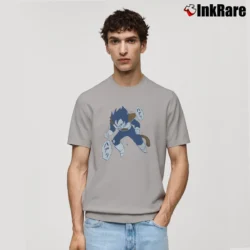 Men’s Vegeta Dragon Ball Z Japanese Classic T-Shirt in sport grey | Soft, Breathable Everyday Wear