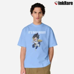 Men’s Vegeta It's Over 9000 Dragon Ball Z Classic T-Shirt in light blue | Soft, Breathable Everyday Wear