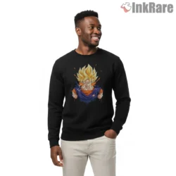 Vegito Super Saiyan Storm Shirt on graphic shirt for men graphic tee