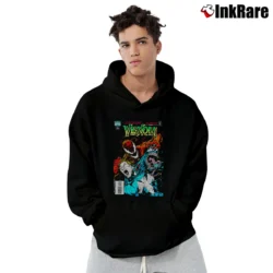 Men’s Venom Carnage Unleashed Hybrid Marvel Graphic Pullover Hoodie in black | Cozy, Durable, Modern Fit