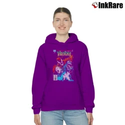 Women’s Venom Carnage Unleashed Hybrid Marvel Graphic Cozy Hoodie in purple | Warm, Structured, Stylish