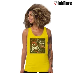 Women’s Venom Gengar Pokemon Mashup Graphic Tank Top in yellow | Lightweight, Movement-Friendly