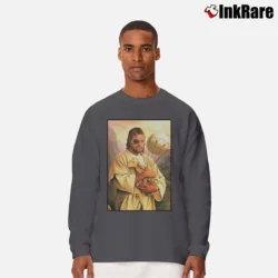 Men’s Venom Jesus Snake Long-Sleeve Shirt in charcoal | Sleek, Lightweight, Year-Round Wear