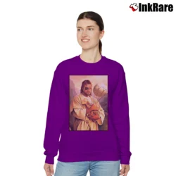 Women’s Venom Jesus Snake Relaxed Sweatshirt in purple | Soft, Laid-Back Vibe