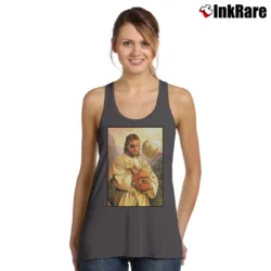 Women’s Venom Jesus Snake Tank Top in charcoal | Lightweight, Movement-Friendly