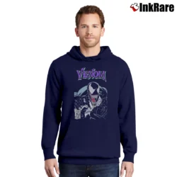 Men’s Venom Marvel Graphic Pullover Hoodie in navy | Cozy, Durable, Modern Fit
