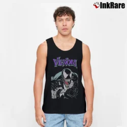 Men’s Venom Marvel Graphic Tank Top in black | Breathable, Active-Friendly Design