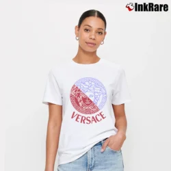 Women’s Versace Medusa Signature T-Shirt in white | Soft, Flattering Fit