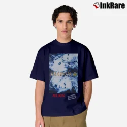 Men’s Versace Printed Stretch Classic T-Shirt in navy | Soft, Breathable Everyday Wear