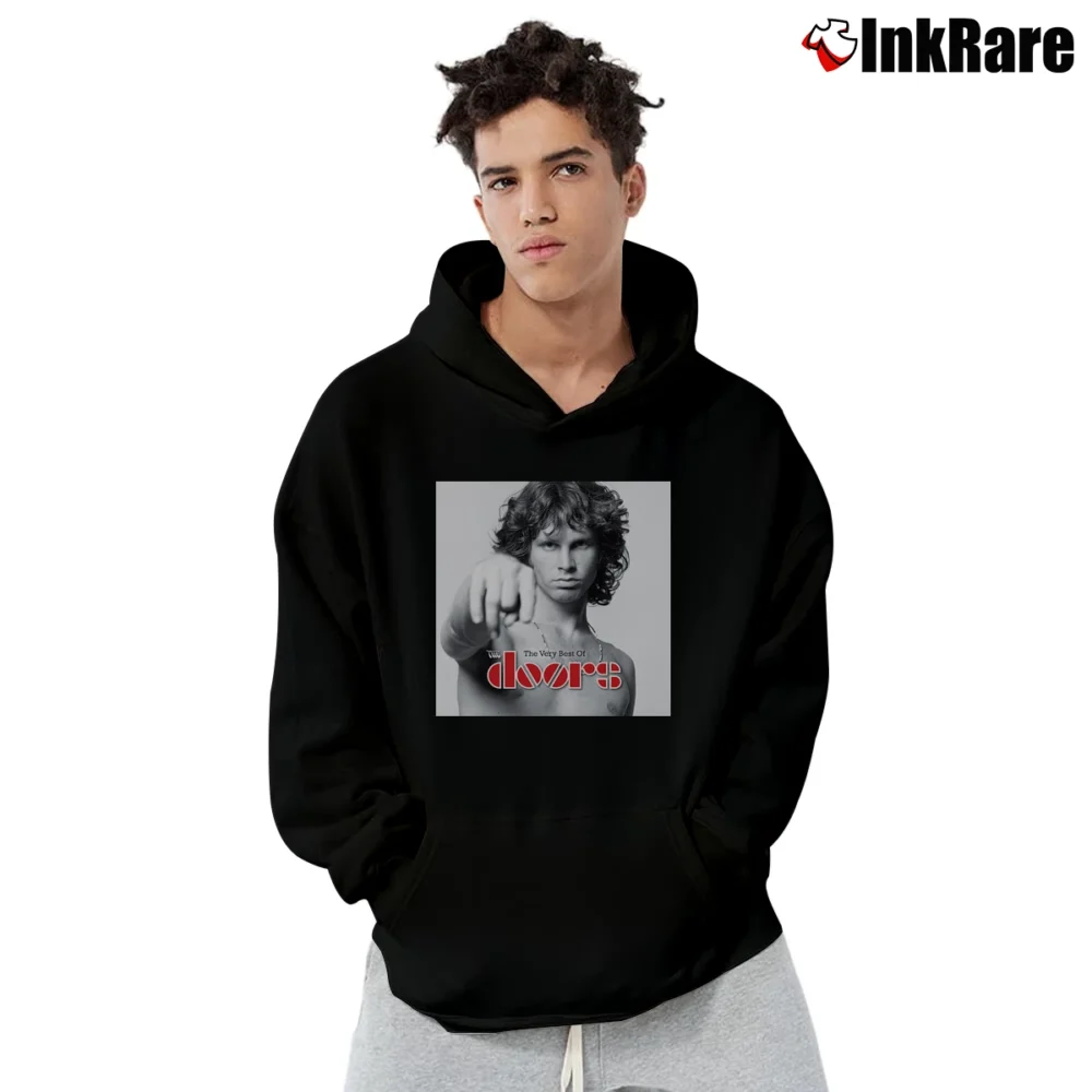 Men’s Very Best Of The Doors Pullover Hoodie in black | Cozy, Durable, Modern Fit