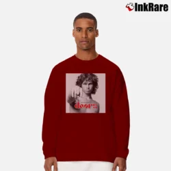 Men’s Very Best Of The Doors Long-Sleeve Shirt in maroon | Sleek, Lightweight, Year-Round Wear