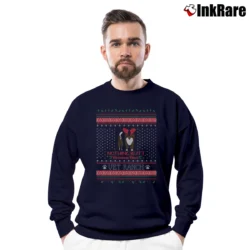 Men’s Vet Ranch Christmas Animal Rescue Crewneck Sweatshirt in navy | Cozy Fabric, Clean Style
