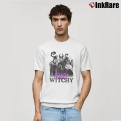 Men’s Villains Halloween Feelin Witchy Group Classic T-Shirt in white | Soft, Breathable Everyday Wear