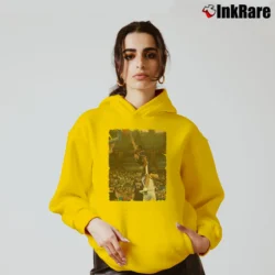 Women’s Vince Carter Dunk for NBA Fans and Basketball Lovers Cozy Hoodie in yellow | Warm, Structured, Stylish