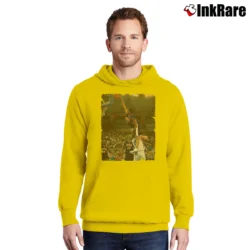 Men’s Vince Carter Dunk for NBA Fans and Basketball Lovers Pullover Hoodie in yellow | Cozy, Durable, Modern Fit
