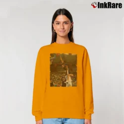 Women’s Vince Carter Dunk for NBA Fans and Basketball Lovers Relaxed Sweatshirt in orange | Soft, Laid-Back Vibe