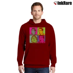 Men’s Vince McMahon Wrestling Meme Pullover Hoodie in maroon | Cozy, Durable, Modern Fit
