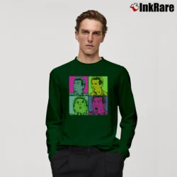 Men’s Vince McMahon Wrestling Meme Long-Sleeve Shirt in forest green | Sleek, Lightweight, Year-Round Wear