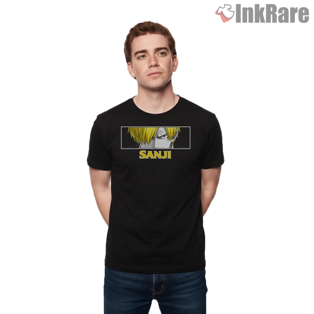 Vinsmoke Sanji Cool Chef Warrior Anime Short Sleeve Black Vinsmoke Sanji Cool Chef Warrior Anime Shirt on black short sleeve shirt for men graphic tee