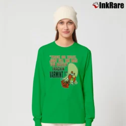 Women’s Vintage 1995 Looney Tunes Yosemite Sam Trick Or Treat Long-Sleeve Top in irish green | Sleek, Versatile, All-Season