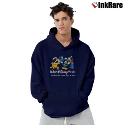 Men’s Vintage 2000 Walt Disney World Pullover Hoodie in navy | Cozy, Durable, Modern Fit