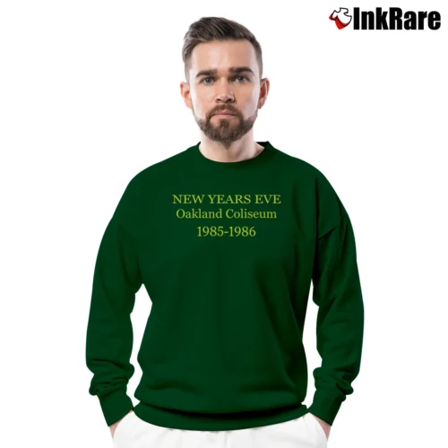 Vintage 80s Grateful Dead 1986 New Years Eve Oakland Coliseum Men’s Crewneck Sweatshirt in forest green – Soft & Durable Men’s Vintage 80s Grateful Dead 1986 New Years Eve Oakland Coliseum Crewneck Sweatshirt in forest green | Cozy Fabric, Clean Style