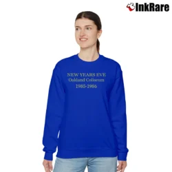 Women’s Vintage 80s Grateful Dead 1986 New Years Eve Oakland Coliseum Relaxed Sweatshirt in royal blue | Soft, Laid-Back Vibe