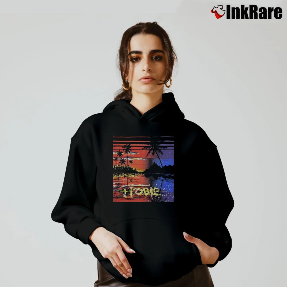 Women’s Vintage 80s Hobie Cat Catamaran Cozy Hoodie in black | Warm, Structured, Stylish