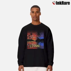 Men’s Vintage 80s Hobie Cat Catamaran Long-Sleeve Shirt in black | Sleek, Lightweight, Year-Round Wear