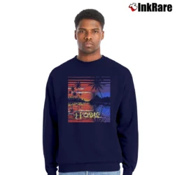 Men’s Vintage 80s Hobie Cat Catamaran Crewneck Sweatshirt in navy | Cozy Fabric, Clean Style