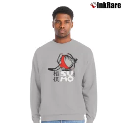 Men’s Vintage 80s Sumo Cat B Kliban Crazy Crewneck Sweatshirt in sport grey | Cozy Fabric, Clean Style